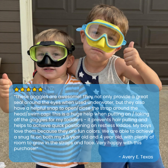 Gafas de natación Fröznex™ Ultra-Seal para niños (cobertura nasal completa)