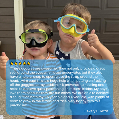Gafas de natación Fröznex™ Ultra-Seal para niños (cobertura nasal completa)