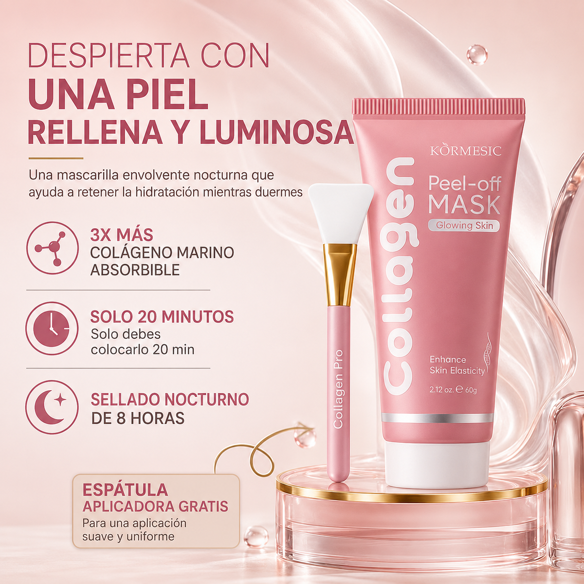 Collagen Pro™ – Máscara Facial de Colágeno Avanzado