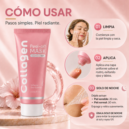 Collagen Pro™ – Máscara Facial de Colágeno Avanzado