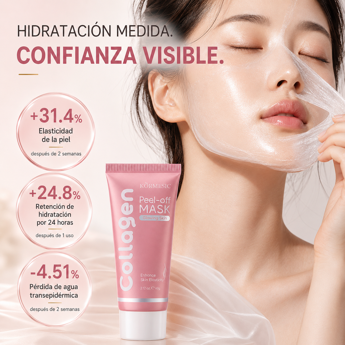 Collagen Pro™ – Máscara Facial de Colágeno Avanzado