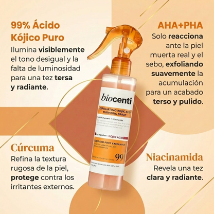 Exfoliante Corporal con Ácido Kójico y Cúrcuma