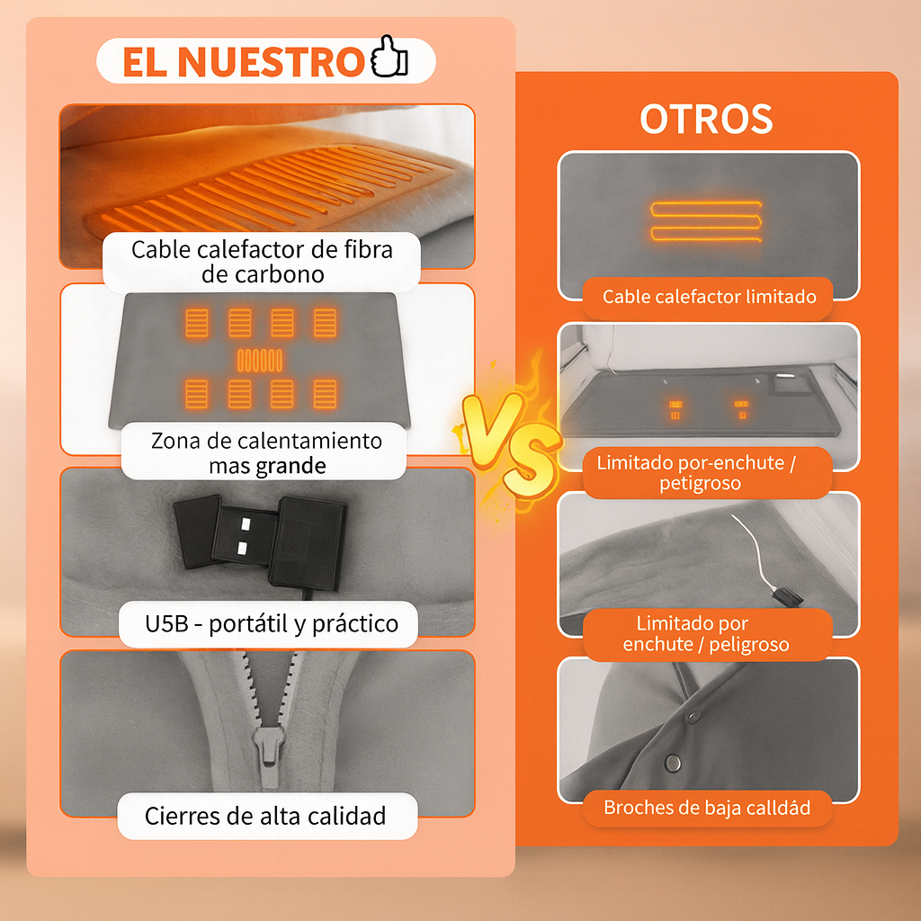 HeatCloak™ Manta Eléctrica Pro