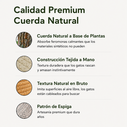 Cesta Fröznex™ — Rascador Natural 3 en 1
